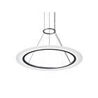 Sonneman 2072.16 1 Light Bright Satin Aluminum 16W Arctic Rings LED Ring Pendant