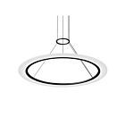Sonneman 2073.25 1 Light Satin Black 22W Arctic Rings LED Ring Pendant