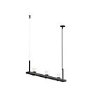 Sonneman 20QKL04B 3 Lights Satin Black 14W Intervals Linear Beam Pendant