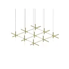 Sonneman 2105.14 1-Light 112W Brass Finish LED Chandelier