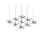 Sonneman 2105.25 1-Light 112W Satin Black LED Chandelier