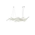 Sonneman 2158.38C-27 44-Lights 92W Satin Brass LED Chandelier