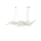 Sonneman 2158.38W-27 44-Lights 92W Satin Brass LED Chandelier