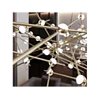 Sonneman 2158.38W 44-Lights 92W Satin Brass LED Chandelier