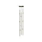 Sonneman 2161.38C-S-27 8-Lights 16W Satin Brass LED Chandelier