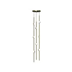 Sonneman 2161.38W-S-27 8-Lights 16W Satin Brass LED Chandelier