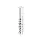 Sonneman 2164.13W-27 156-Lights 312W Satin Nickel LED Chandelier