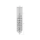 Sonneman 2164.38C-27 156-Lights 312W Satin Brass LED Chandelier