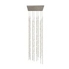 Sonneman 2165.13W-27 96-Lights 192W Satin Nickel LED Chandelier