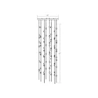 Sonneman 2165.38W 96-Lights 192W Satin Brass LED Chandelier