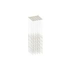 Sonneman 2168.13W-27 100-Lights 200W Satin Nickel LED Chandelier