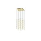 Sonneman 2168.38C 100-Lights 200W Satin Brass LED Chandelier