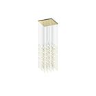 Sonneman 2168.38W 100-Lights 200W Satin Brass LED Chandelier