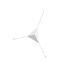 Sonneman 2181.03-L 1 Light Satin White 11W Abstract LED Surface Mount