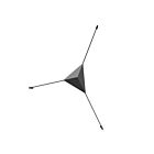 Sonneman 2181.25-M 1 Light Satin Black 11W Abstract LED Surface Mount