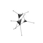 Sonneman 2181.25-S1-M1-L1 3 Lights Satin Black 33W Abstract LED Surface Mount