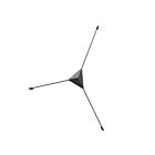 Sonneman 2181.25-S 1 Light Satin Black 11W Abstract LED Surface Mount