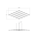 Sonneman 21Q13-RW5512 1-Light 50W Satin Nickel LED Chandelier