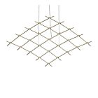 Sonneman 21Q38-RC5512-27 1-Light 50W Satin Brass LED Chandelier