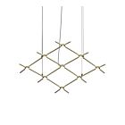 Sonneman 21Q38-RW3312-27 1-Light 18W Satin Brass LED Chandelier