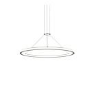 Sonneman 2233.16 2 Lights Bright Satin Aluminum 60W Luna Round LED Pendant