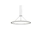 Sonneman 2233.25 2 Lights Satin Black 60W Luna Round LED Pendant