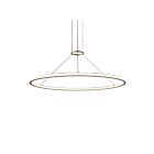 Sonneman 2234.14 2 Lights Painted Brass 78W Luna Round LED Pendant