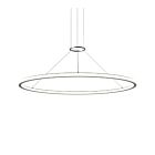 Sonneman 2234.16-35 2 Lights Bright Satin Aluminum 78W Luna Round LED Pendant