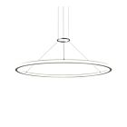 Sonneman 2234.16 2 Lights Bright Satin Aluminum 78W Luna Round LED Pendant