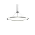 Sonneman 2234.25 2 Lights Satin Black 78W Luna Round LED Pendant