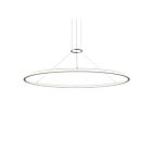 Sonneman 2235.16-27 2 Lights Bright Satin Aluminum 104W Luna Round LED Pendant