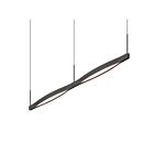 Sonneman 22QKCL02120PHA 2 Lights Satin Black 24W Ola LED Pendant