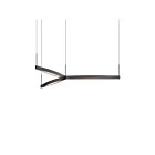 Sonneman 22QKCT01120PHA 3 Lights Satin Black 36W Ola LED Pendant