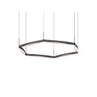 Sonneman 22QKRR01120PHA 6 Lights Satin Black 72W Ola LED Pendant