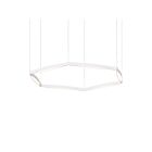 Sonneman 22QWRR01120PHA 6 Lights Satin White 72W Ola LED Pendant