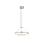Sonneman 2313.16 Bright Satin Aluminum 19W Corona Ring LED Pendant