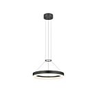 Sonneman 2313.25 Satin Black 19W Corona Ring LED Pendant