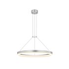 Sonneman 2315.16 Bright Satin Aluminum 28W Corona Ring LED Pendant