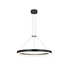 Sonneman 2315.25 Satin Black 28W Corona Ring LED Pendant