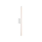 Sonneman 2342.03-DIM Satin White 12W Stiletto Dimmable LED Sconce/Bath Bar