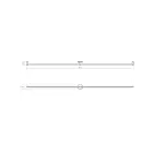 Sonneman 23QPCL244B120PHA 26W Polished Chrome LED Indoor Wall Light