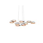 Sonneman 2656.03A 9 Lights Satin White 60W Light Guide Ring