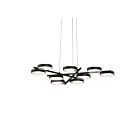 Sonneman 2656.25W 9 Lights Satin Black 60W Light Guide Ring