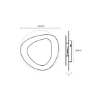 Sonneman 2692.98 14W Textured White LED Wall Sconce