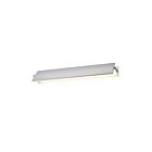 Sonneman 2702.16 Bright Satin Aluminum 20W Aileron LED Sconce