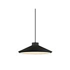 Sonneman 2754.25-E 1 Light Satin Black 75W Koma Edo Pendant