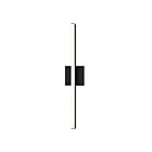 Sonneman 2770.25 Satin Black 21W Stix LED Bath Bar