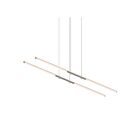 Sonneman 2801.13 4 Lights Satin Nickel 80W Tik-Tak LED Pendant