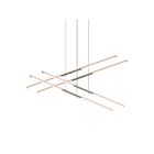 Sonneman 2802.13 8 Lights Satin Nickel 328W Tik-Tak LED Pendant