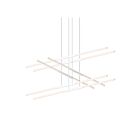 Sonneman 2803.03 12 Lights Satin White 732W Tik-Tak LED Pendant
